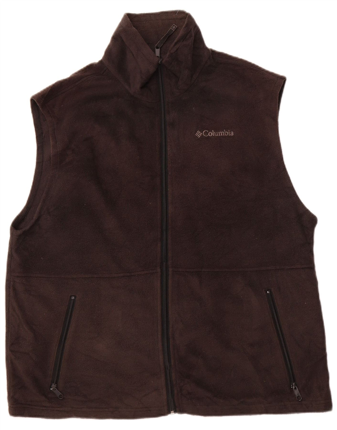 COLUMBIA Gilet Polaire Homme UK 40 Large Noir Polyester