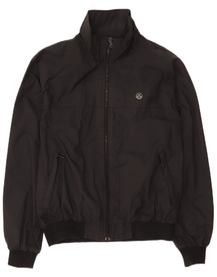 North Sails Veste Bomber Homme UK 40 Large Gris