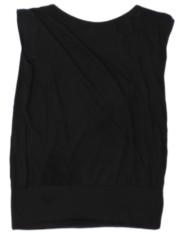 Elisabetta Franchi Débardeur Graphique Femme IT 42 Moyen Noir