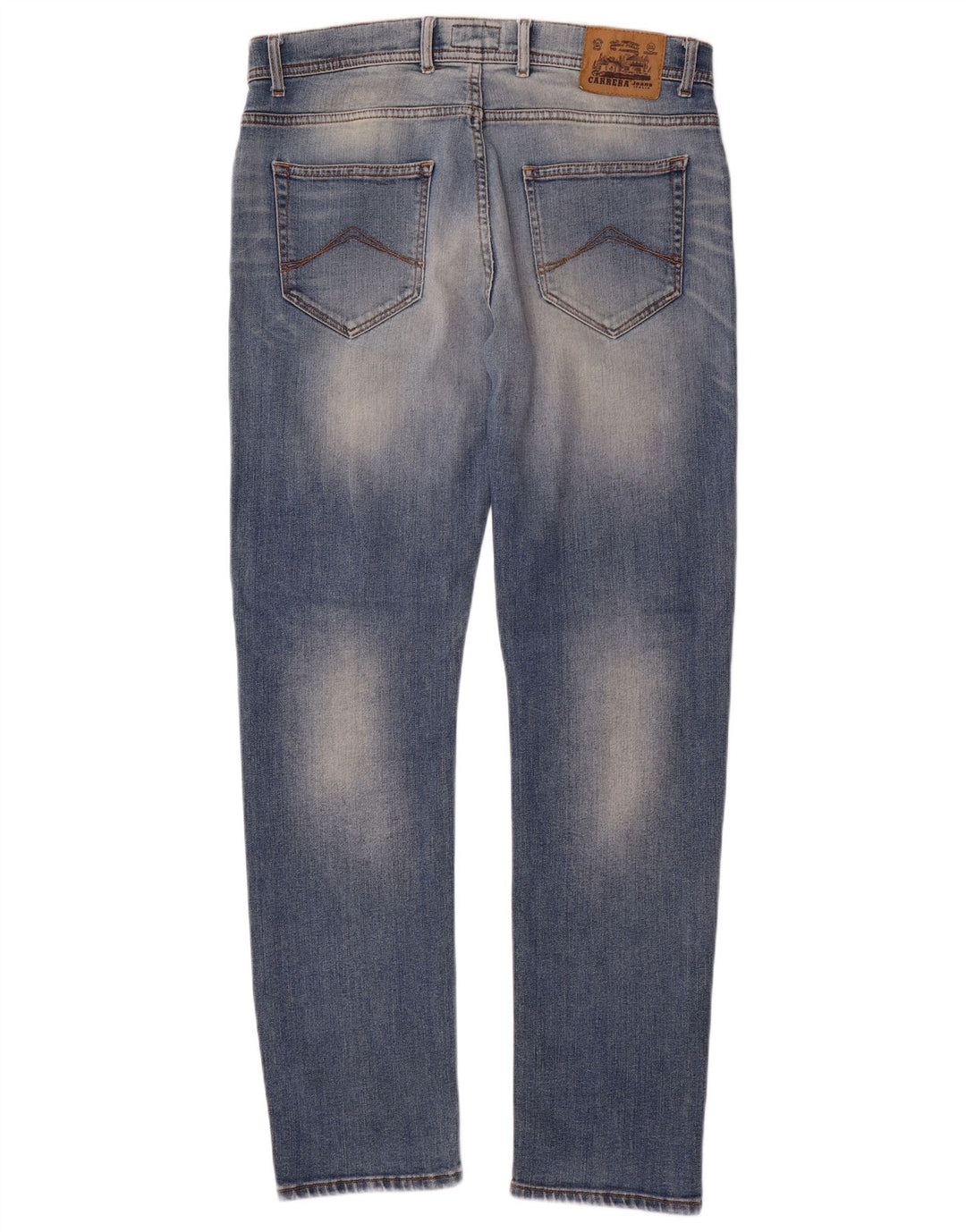 Carrera Jeans Slim effet vieilli W34 L33 bleu coton