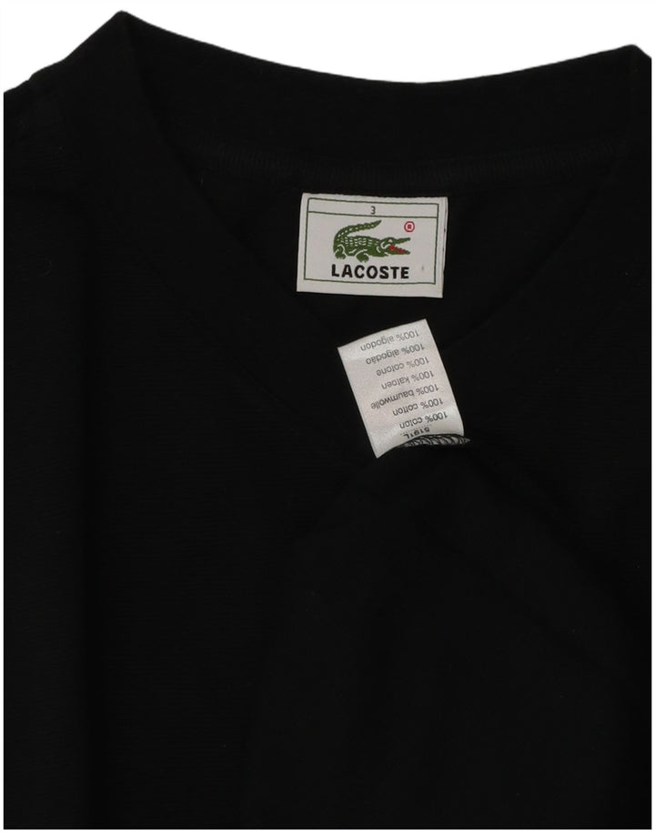 Lacoste T-Shirt Homme Top Taille 3 Petit Coton Noir