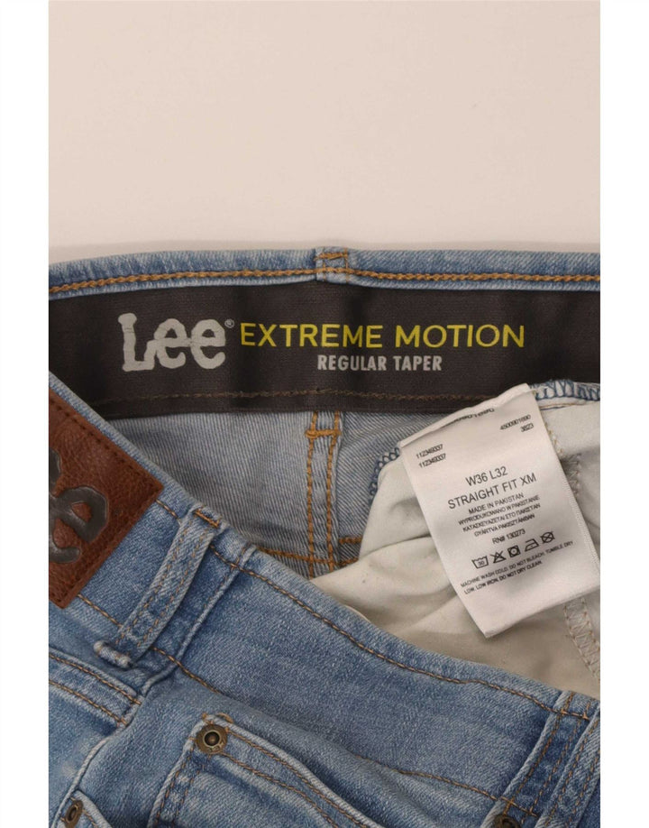 Lee Jean fuselé Extreme Motion Regular W36 L32 pour homme en coton bleu