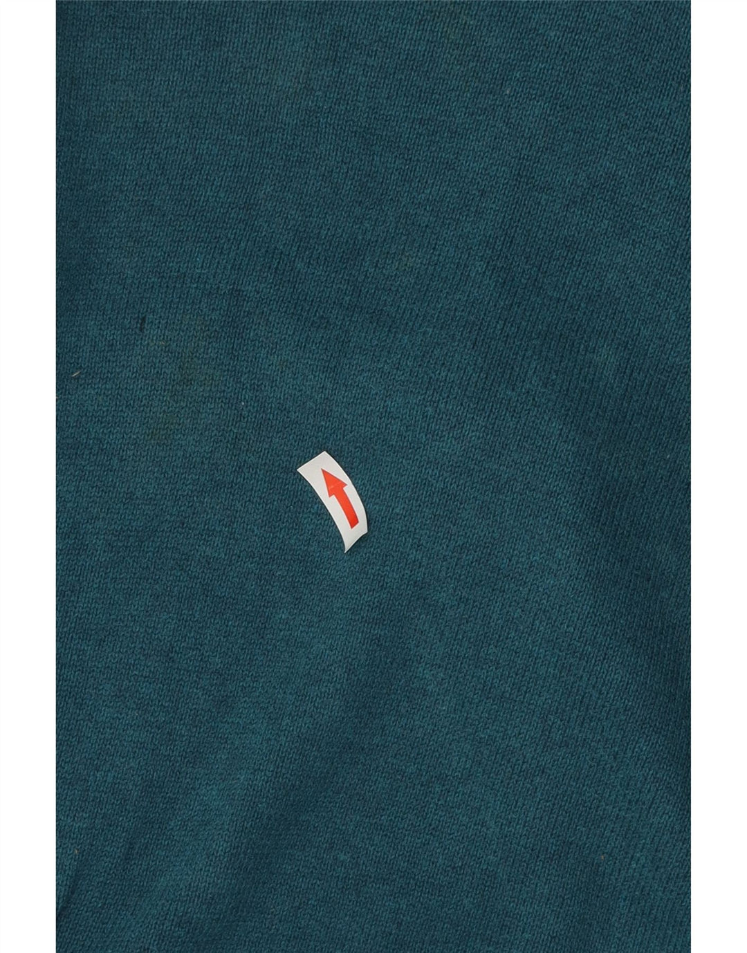 Marks & Spencer Pull col V pour homme en coton turquoise Taille L