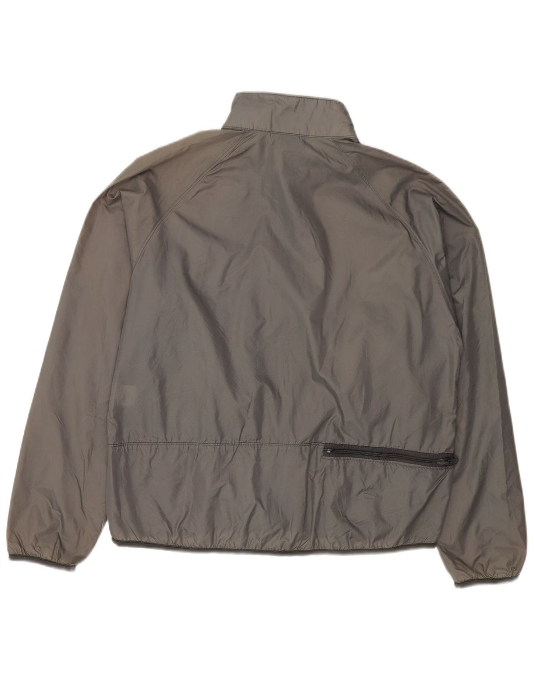 LANDS END Veste de Survêtement Homme Gris Moyen Nylon