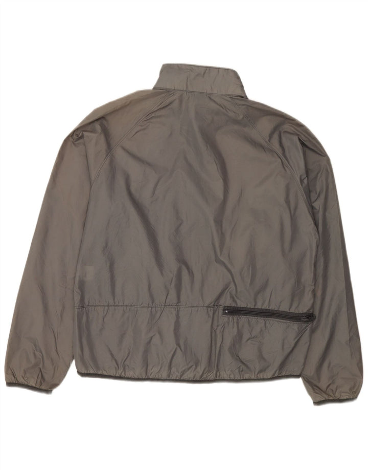LANDS END Veste de Survêtement Homme Gris Moyen Nylon