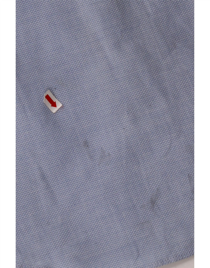 ZARA Chemise Slim Fit Grand Bleu Coton Homme