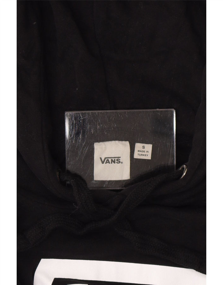 Vans Pull à capuche graphique pour femme UK 10 Small Noir