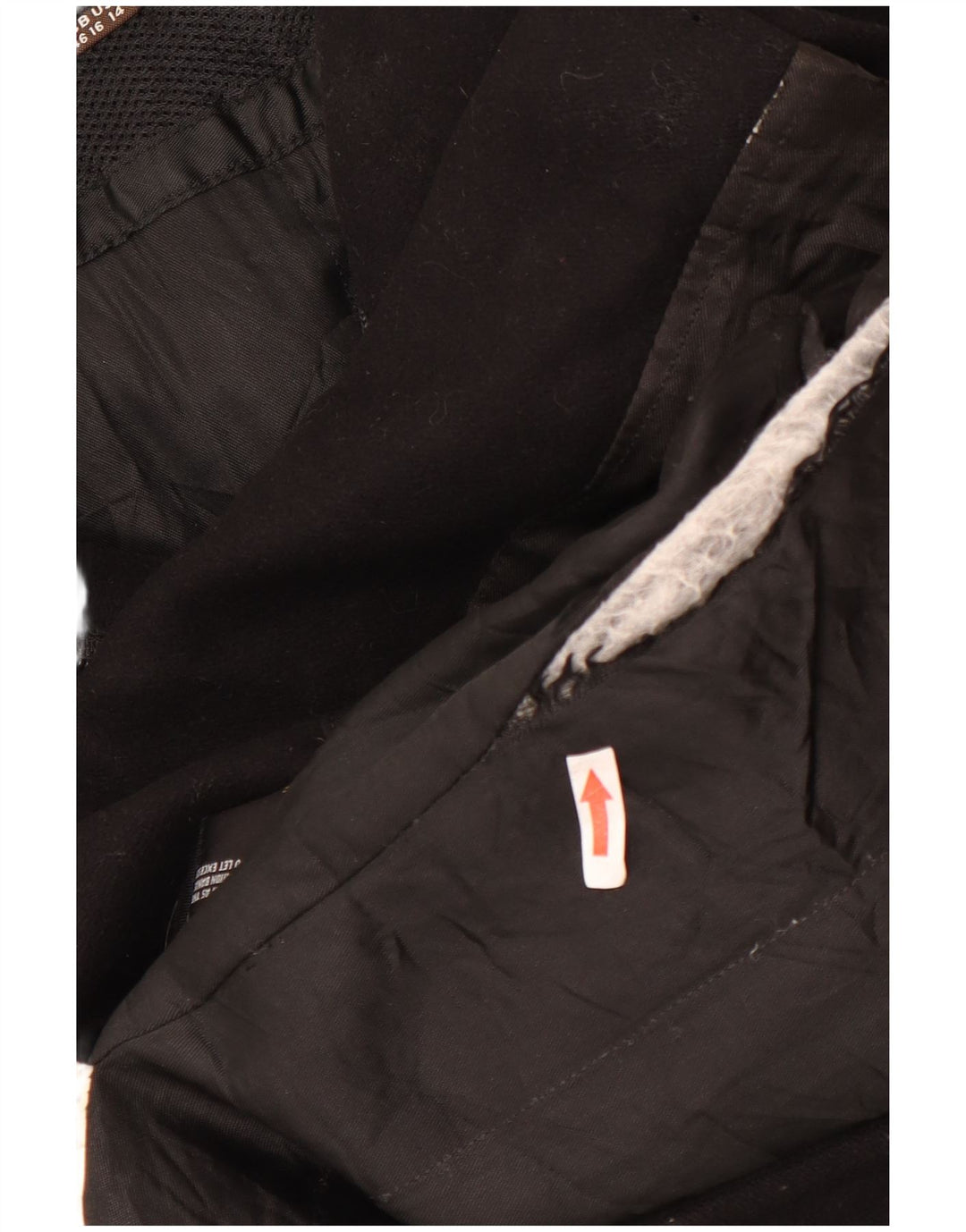 GEOX Respira Pardessus UK 16 Large Noir Laine pour Femme