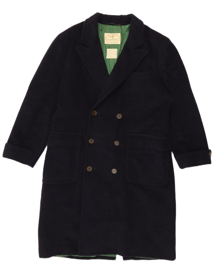 Brooksfield Manteau Double Boutonnage Homme IT 50 Large Laine Bleu Marine