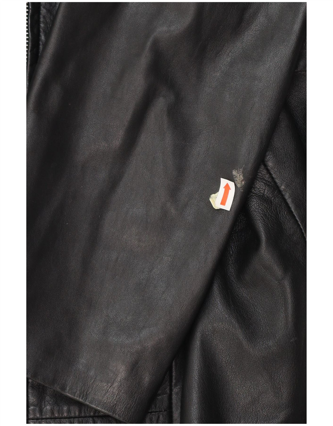 GERRY WEBER Manteau en cuir femme UK 16 Grand cuir noir