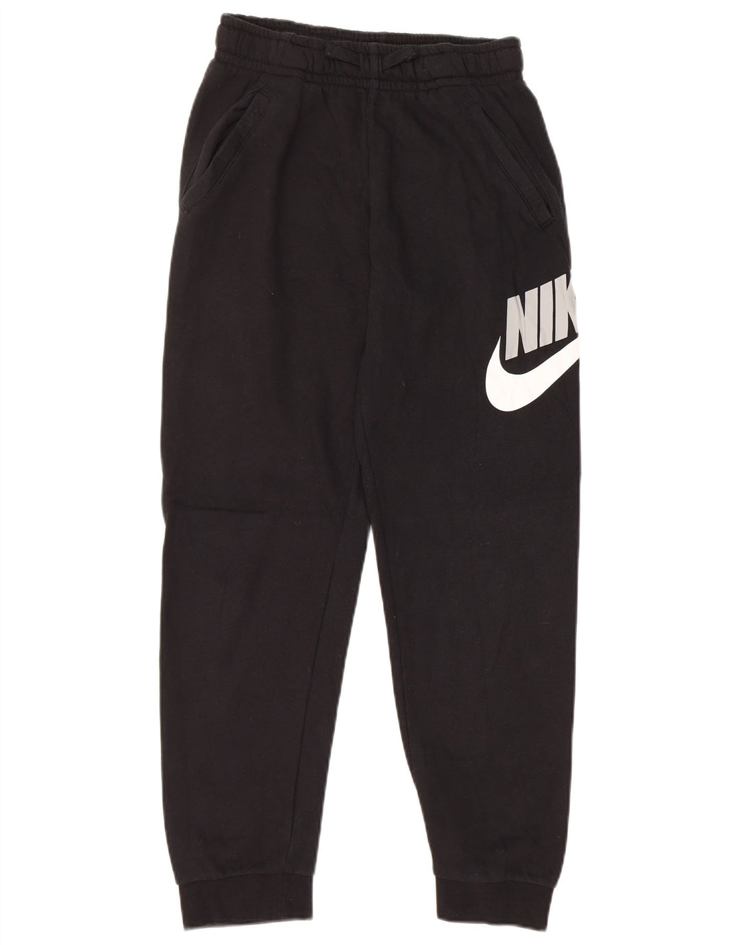 NIKE Pantalon de survêtement graphique pour garçon 12-13 ans Large Noir