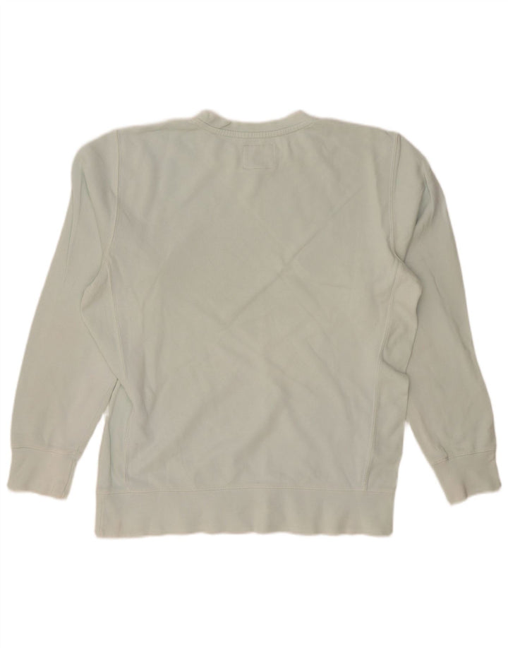 AMERICAN EAGLE Sweat-Shirt Graphique Homme Bleu Moyen Coton