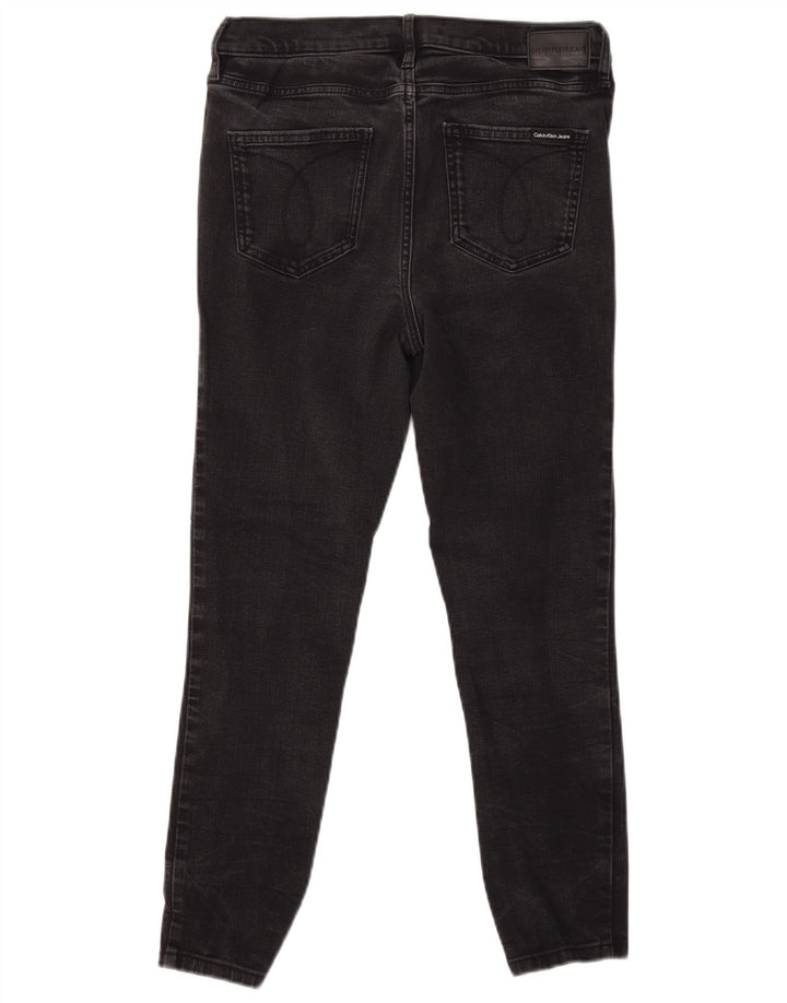 CALVIN KLEIN Jean skinny pour femme US 10 Medium W30 L28 Coton noir