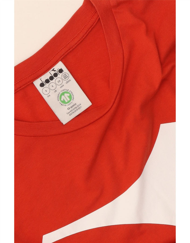 Diadora T-Shirt Graphique Homme Petit Rouge