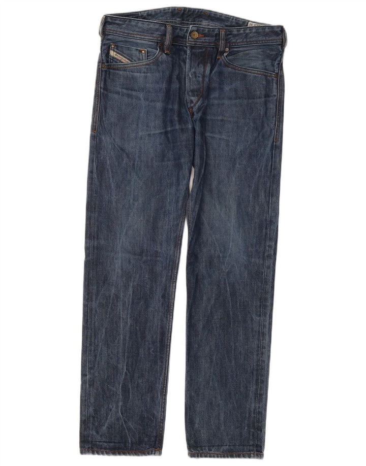 DIESEL Jean Koolter Regular Slim Fuselé Homme W32 L30 Bleu Coton