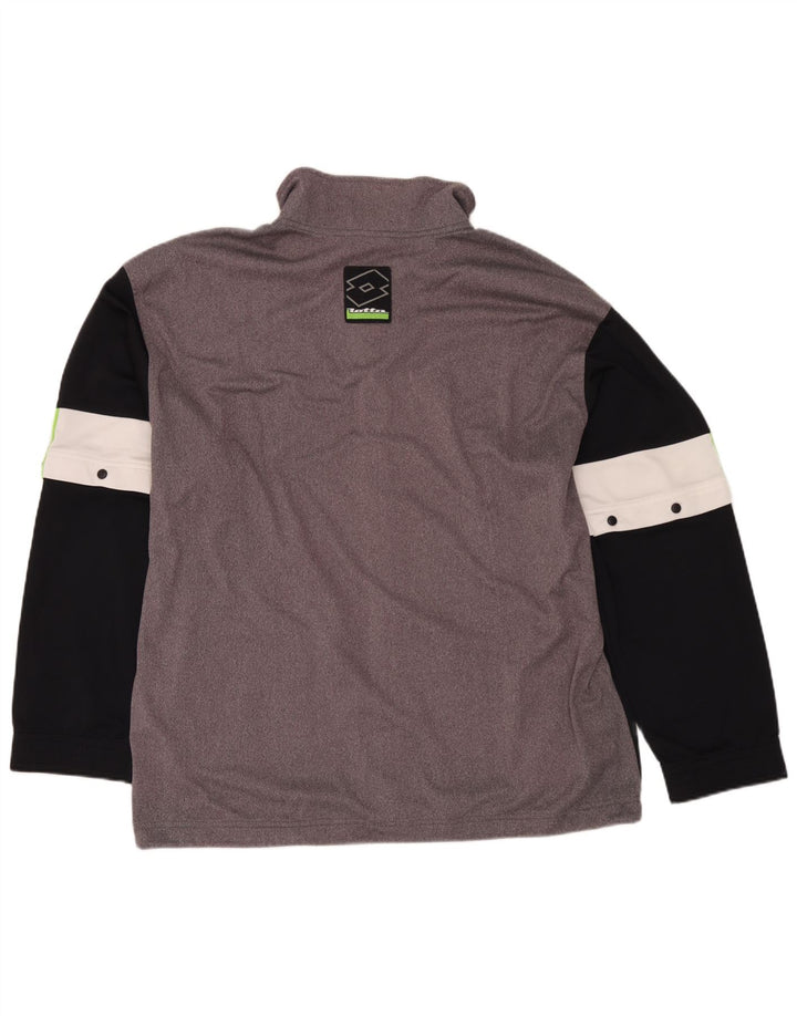 Lotto Veste de survêtement pour homme UK 44/46 2XL Gris Colorblock Polyester