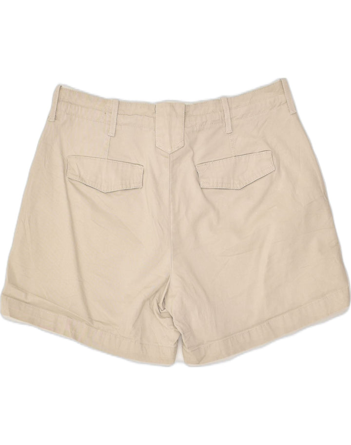 LEE Womens Chino Shorts US 10 Large W32  Beige Cotton | Vintage Lee | Thrift | Second-Hand Lee | Used Clothing | Messina Hembry 