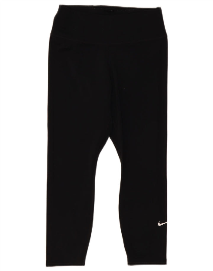 Nike Legging Capri Dri Fit pour femme UK 8 Small Noir