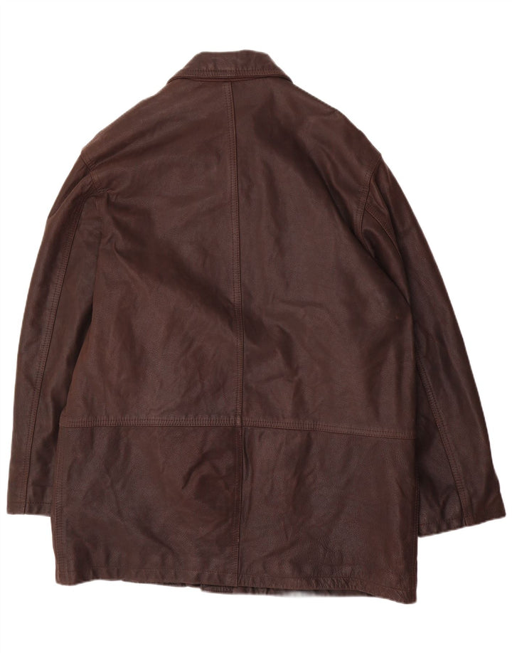 CONBIPEL Veste en cuir pour homme UK 42 XL Cuir marron