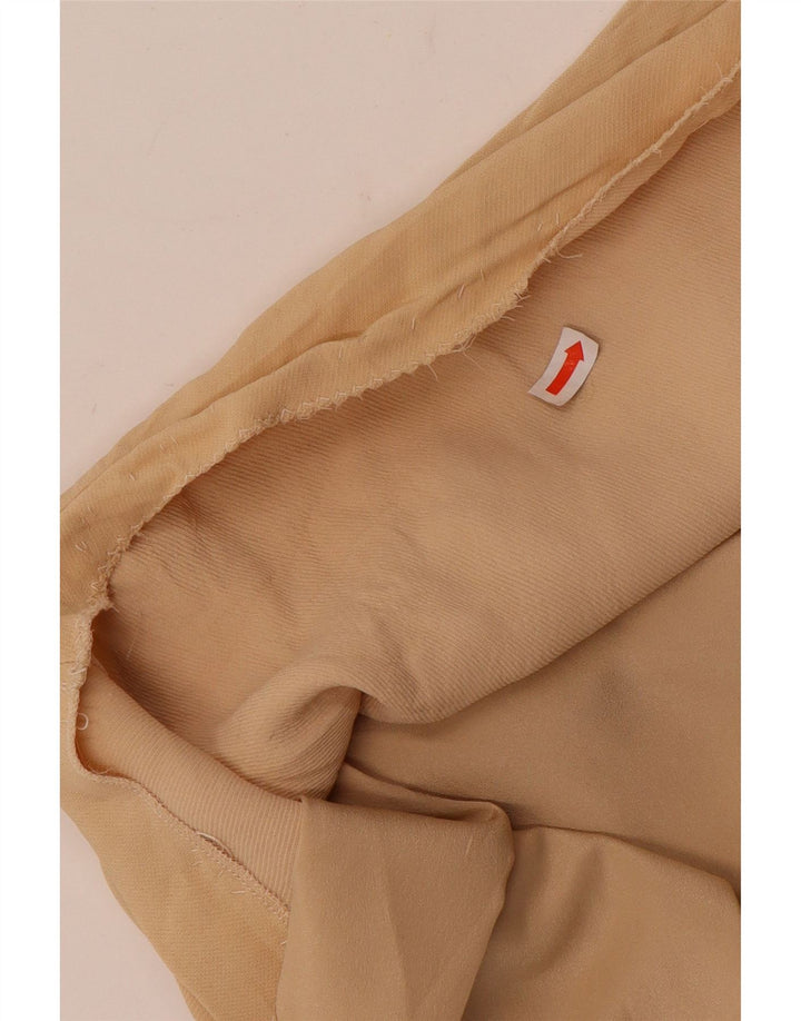 Marella Robe Slip Femme UK 12 Viscose Beige Moyen