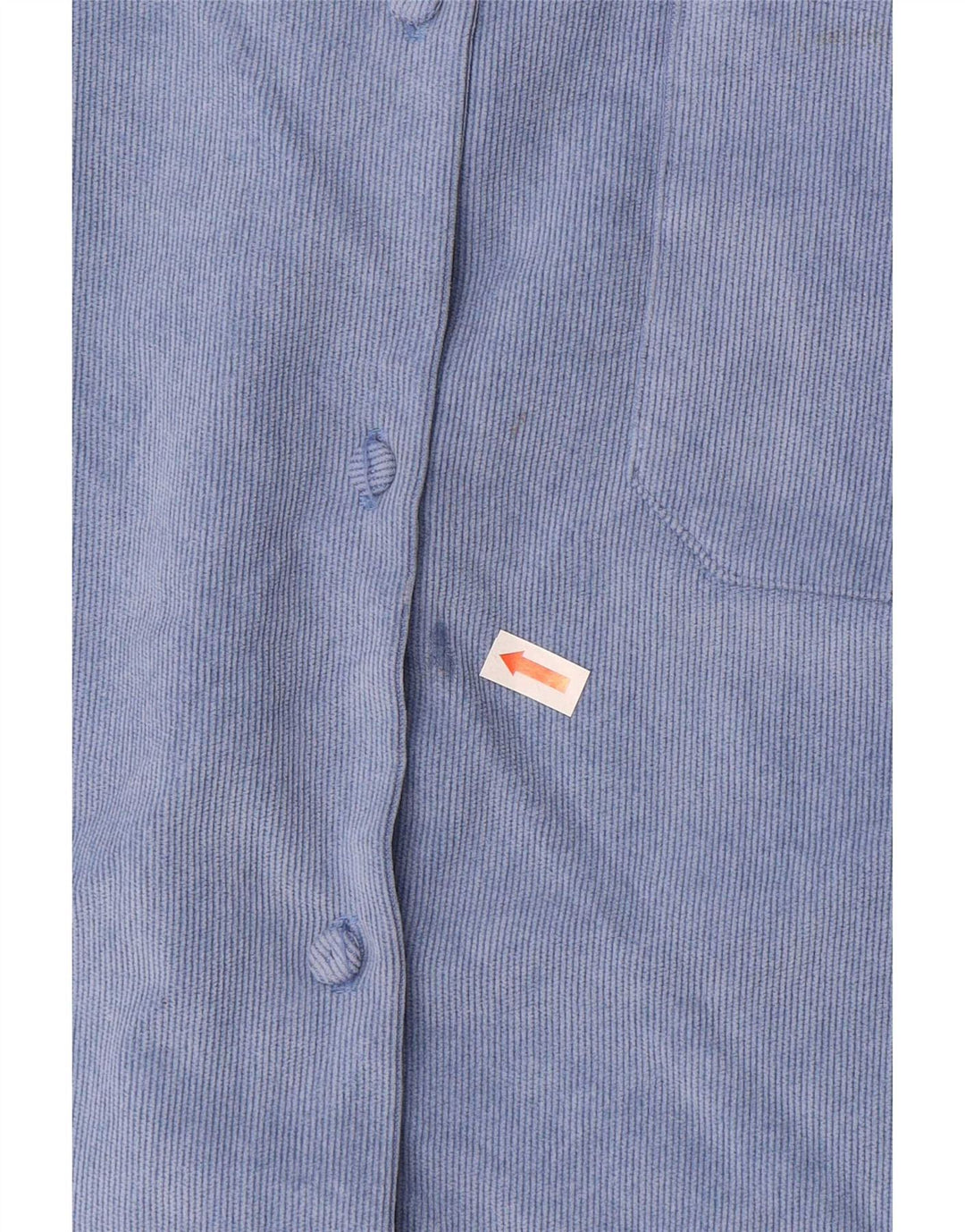 Zara Femme Surchemise Chemise Oversize UK 14 Bleu Moyen Polyester