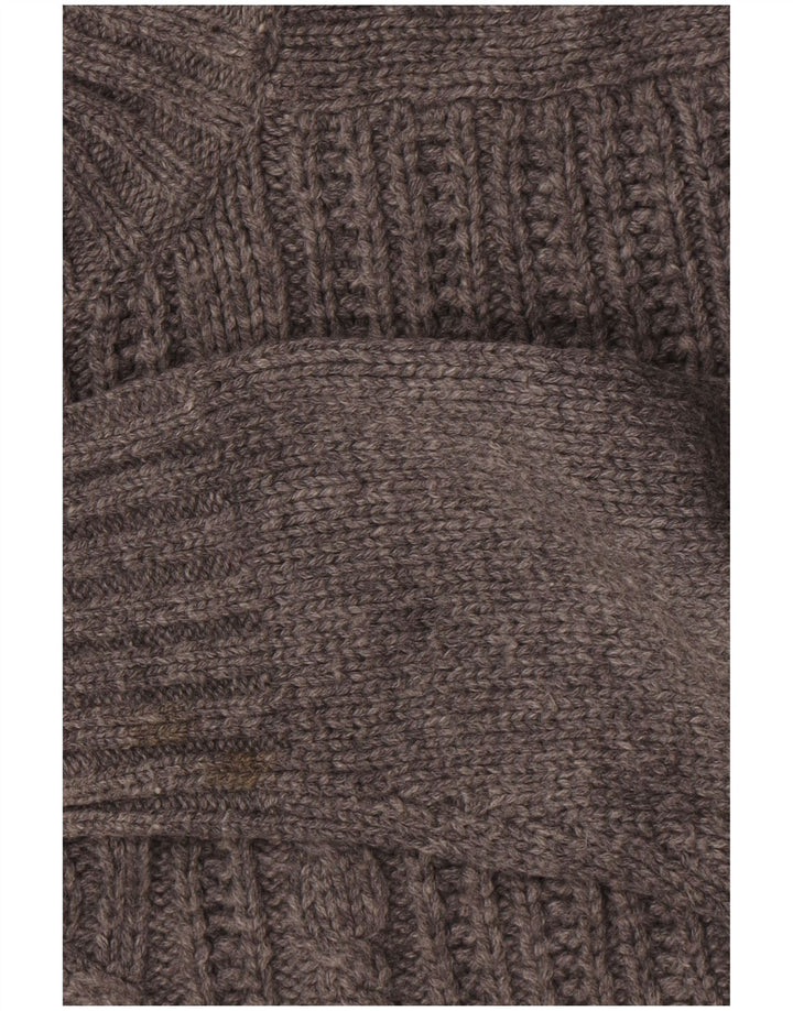 Marks & Spencer Pull autographe à col boutonné pour homme, grand gris