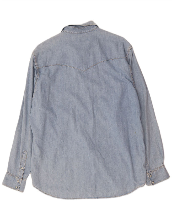 Lee Chemise en Jean Homme Large Bleu Coton
