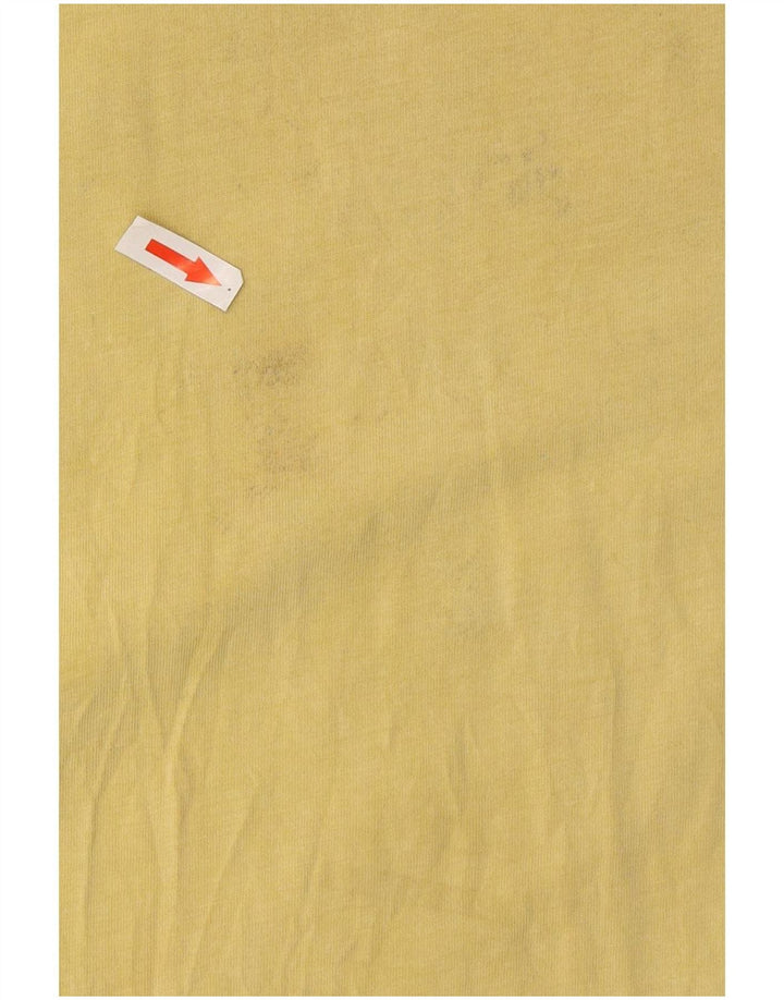 Volcom T-Shirt Graphique Haut Jaune Moyen Coton Homme