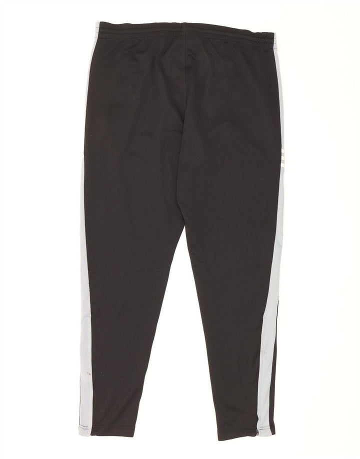 Adidas Pantalon de survêtement pour homme UK 40/42 Polyester color block noir moyen