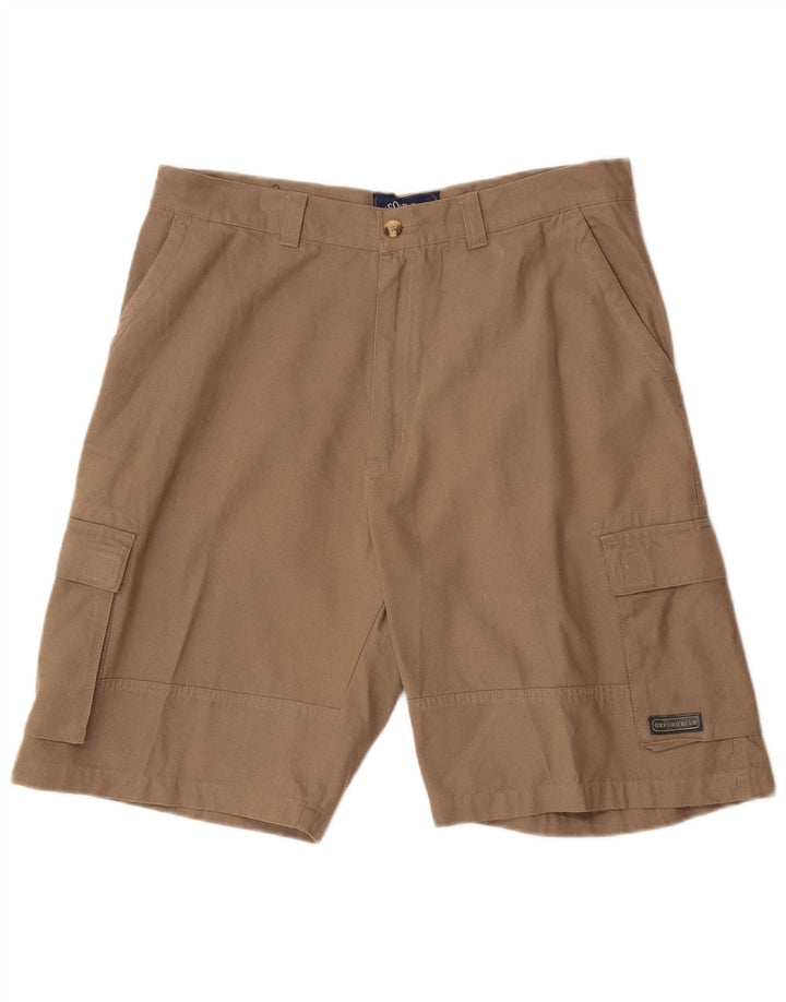 OXFORD BLUE Short Cargo Homme XL W38 Coton Beige