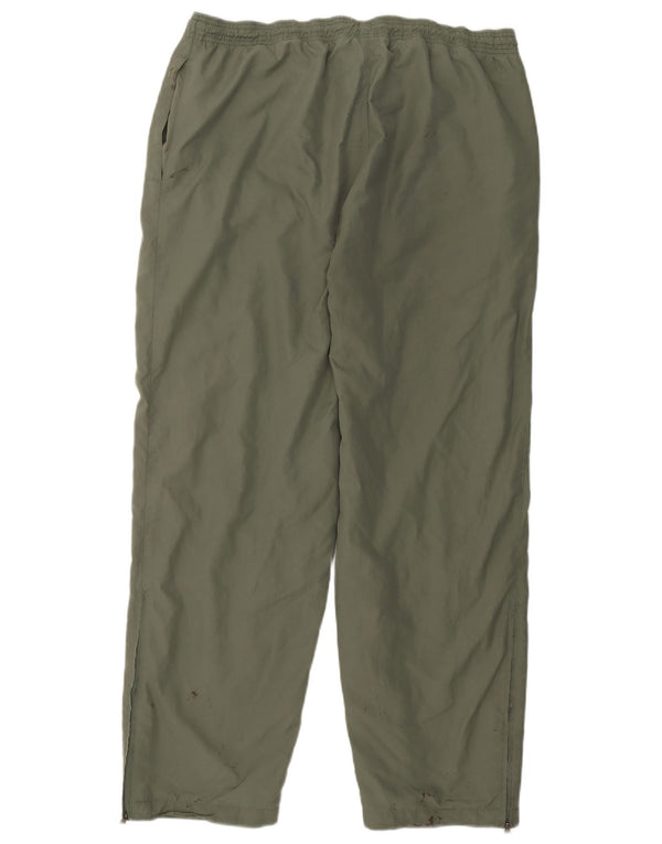 Adidas Pantalon de survêtement pour homme UK 44/46 Large Kaki Polyester