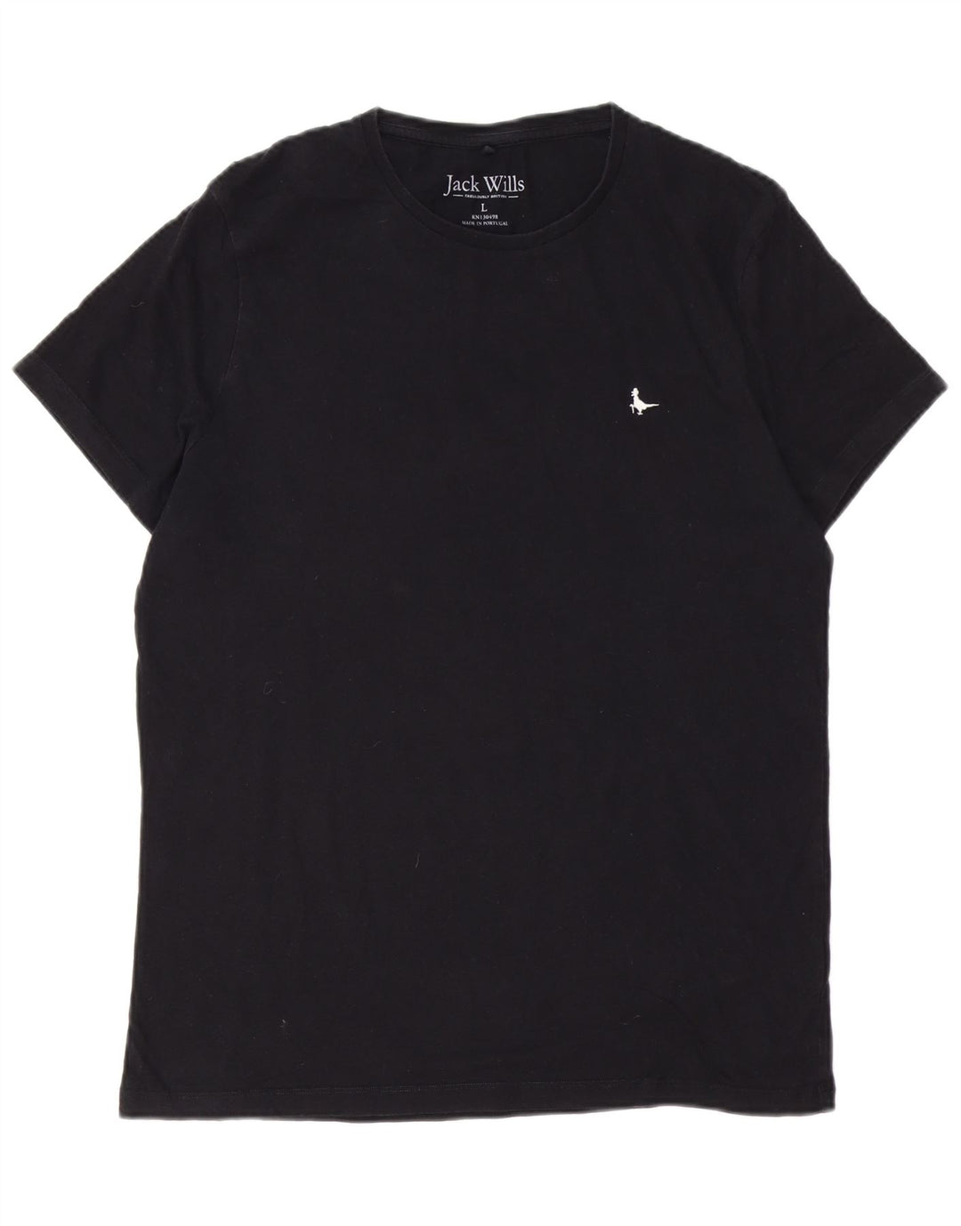 JACK WILLS T-Shirt Homme Haut Large Noir Coton