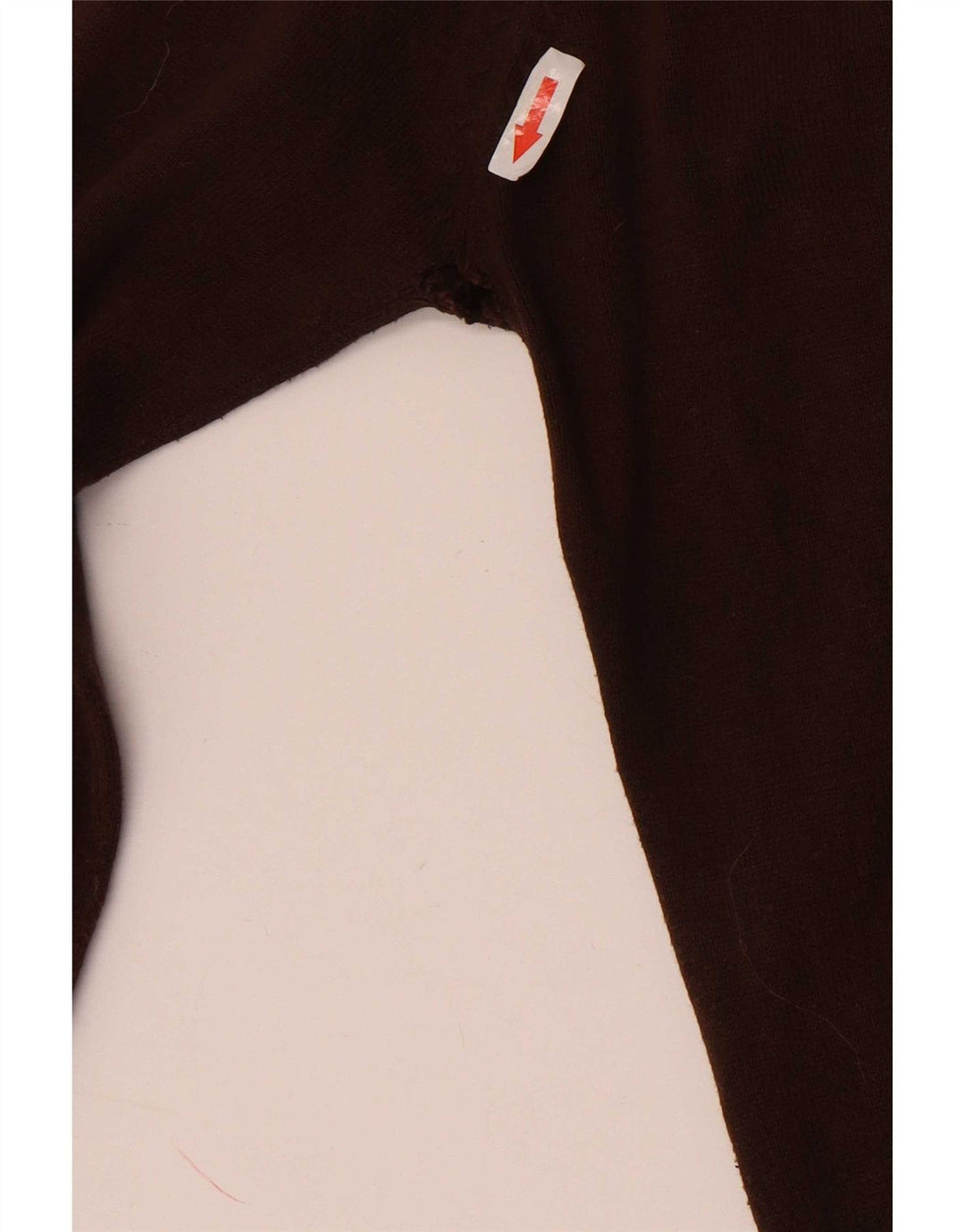 Zara Cardigan Femme Pull UK 12 Coton Marron Moyen