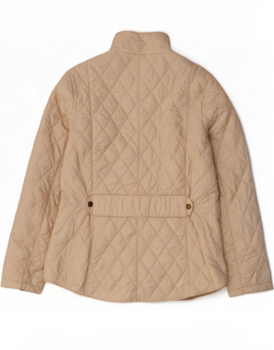 Barbour Veste matelassée pour femme UK 14 Large Beige Nylon