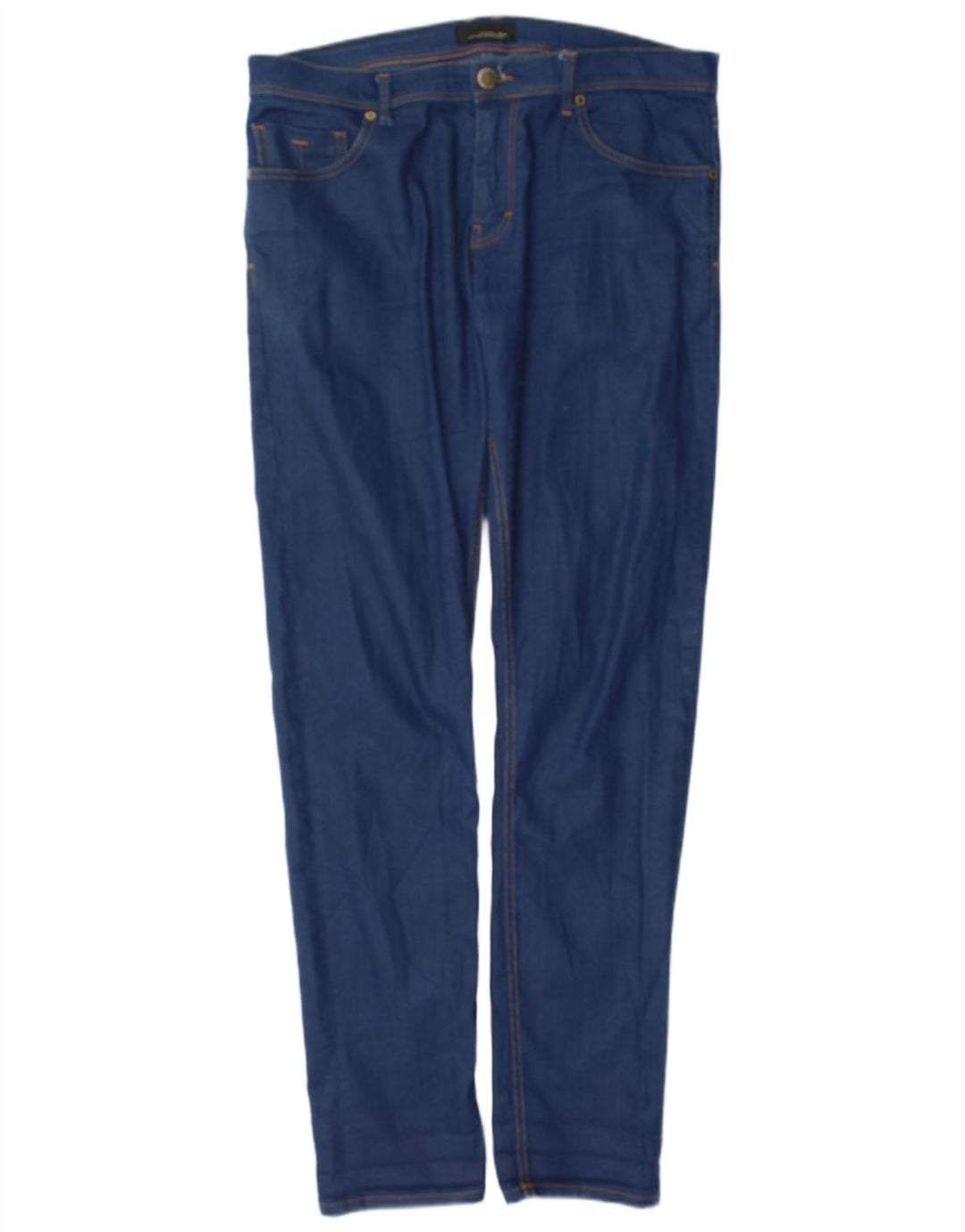 Zara Jean Slim Homme EU 46 XL W36 L34 Bleu