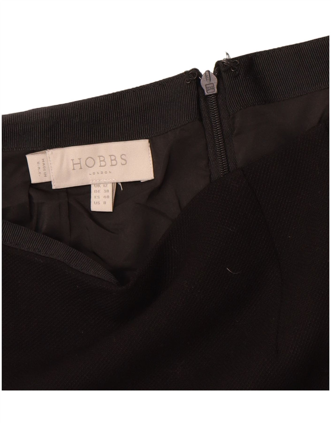 HOBBS Jupe crayon pour femme UK 12 Medium W30 Noir Polyester