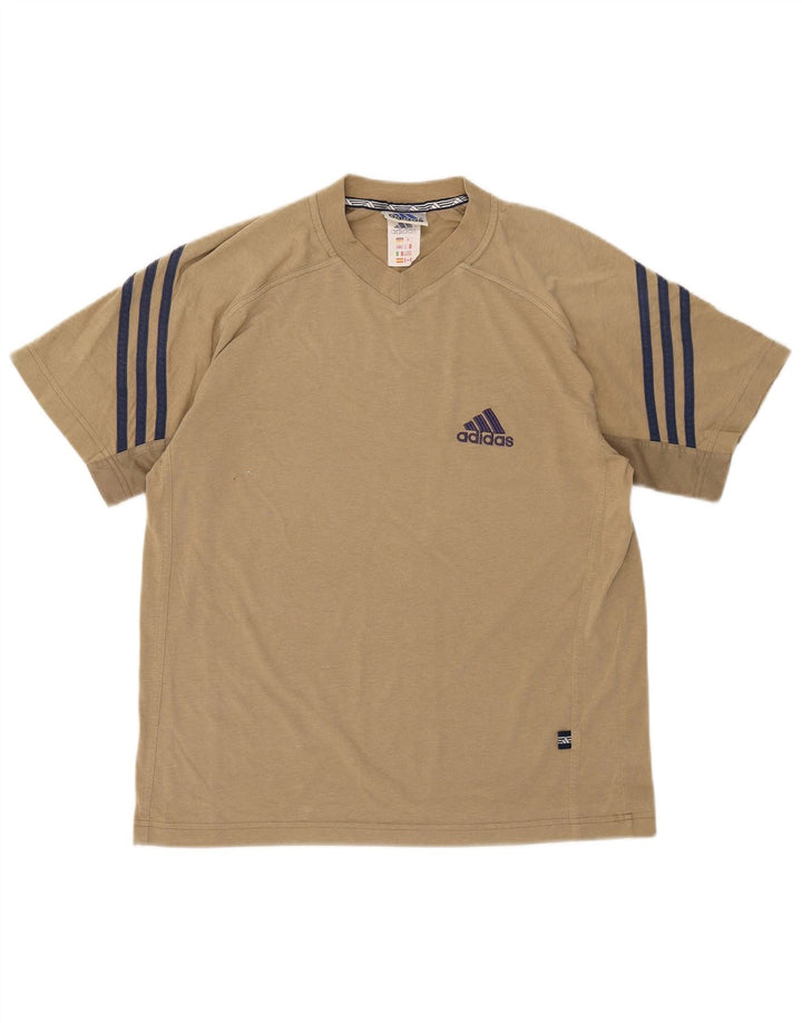 Adidas T-Shirt Homme Top Kaki Moyen Coton