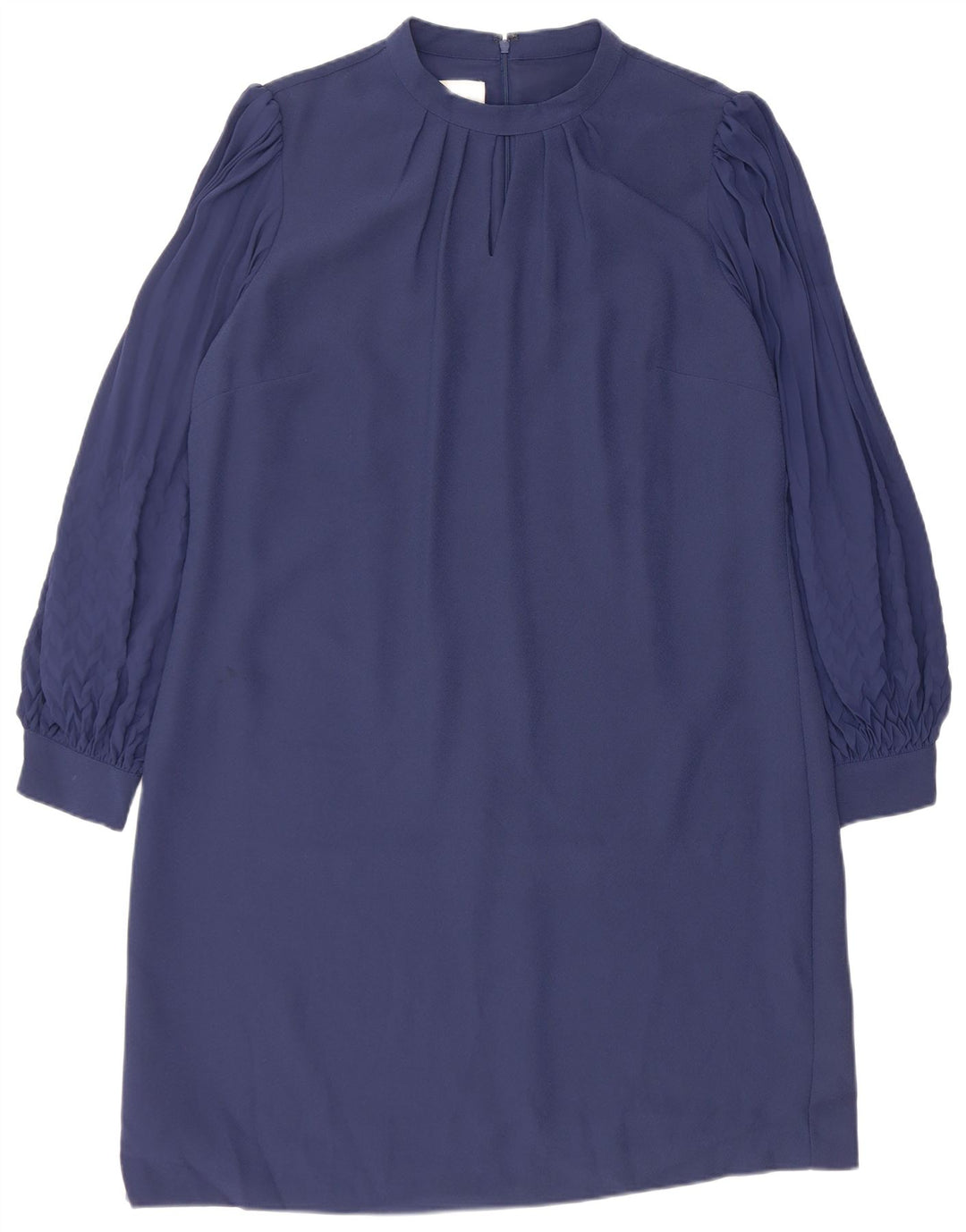 Hobbs Robe droite à manches longues pour femme UK 46 Large Bleu marine Polyester