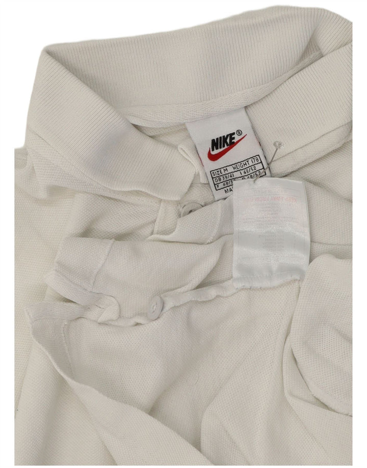 Nike Polo Homme Blanc Moyen Coton