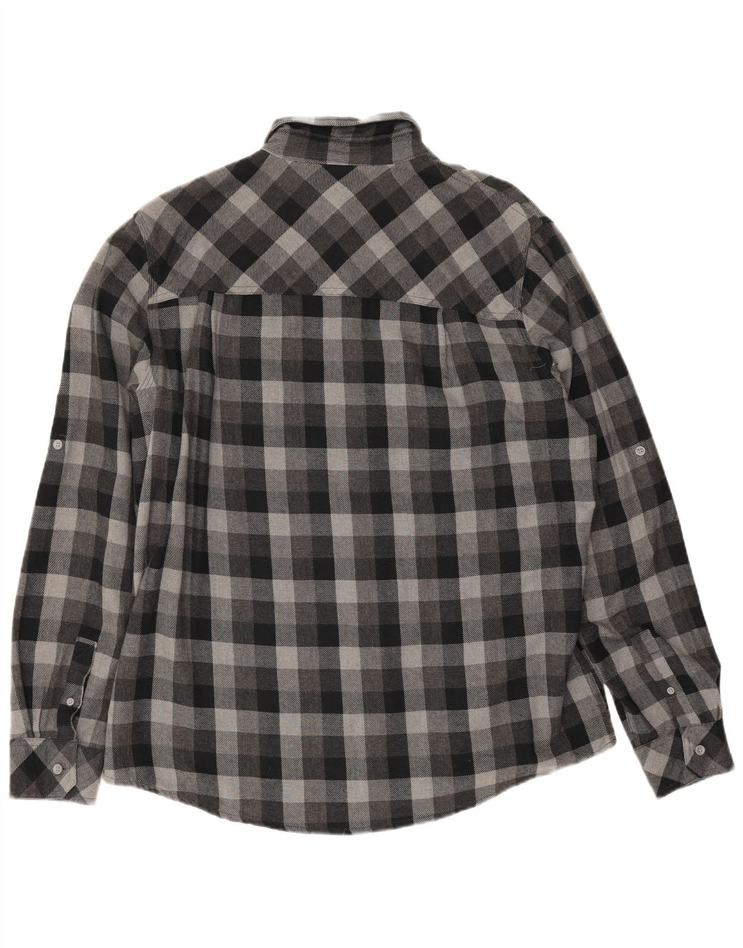 Cherokee Chemise en flanelle pour homme 2XL Gris à carreaux en coton