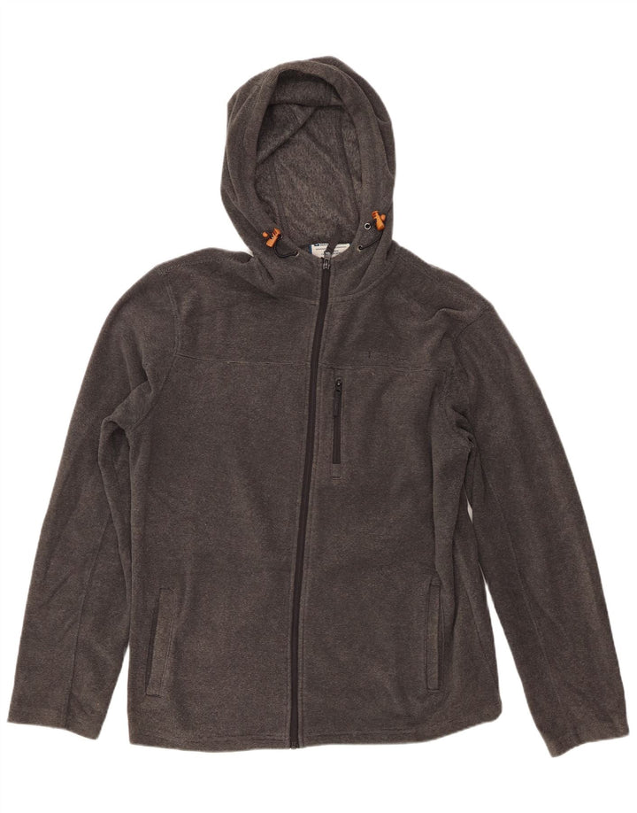 MOUNTAIN WAREHOUSE Pull à capuche zippé pour homme Large Gris Polyester