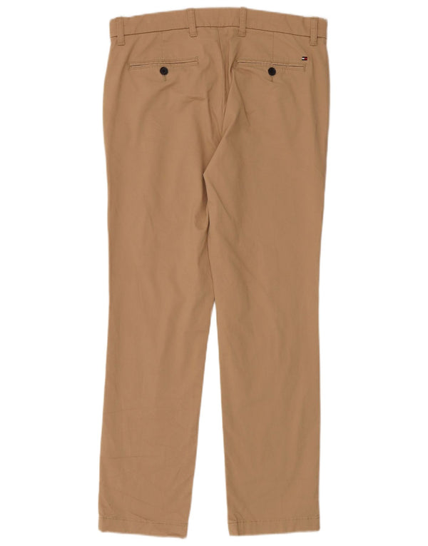 TOMMY HILFIGER Pantalon Chino Slim Fit Homme W32 L30 Coton Beige