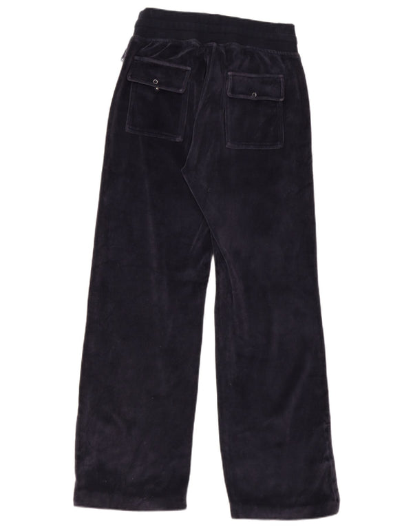 Champion Pantalon de survêtement en velours pour femme UK 14 Large Bleu marine Coton