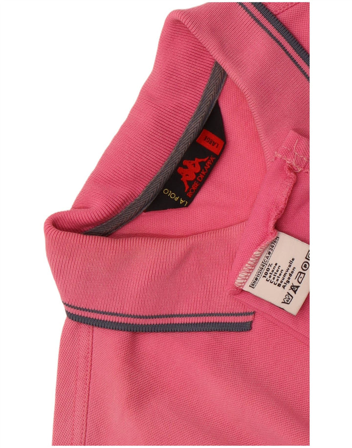 Kappa Polo Homme Grand Rose Coton