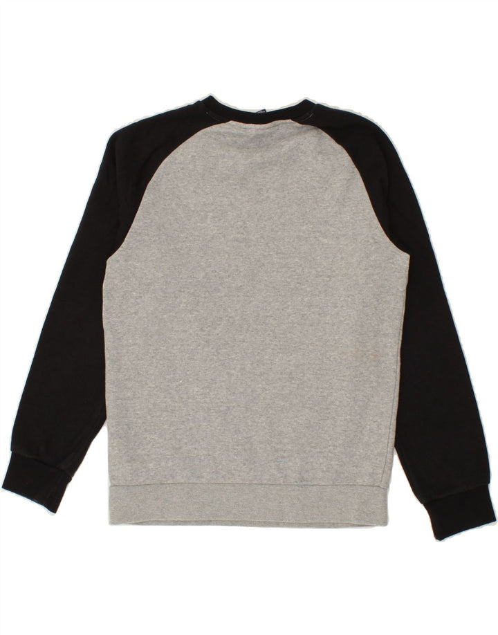 CHAMPION Boys Graphic Sweatshirt Jumper 11-12 Years Large  Grey Vintage Champion and Second-Hand Champion from Messina Hembry 