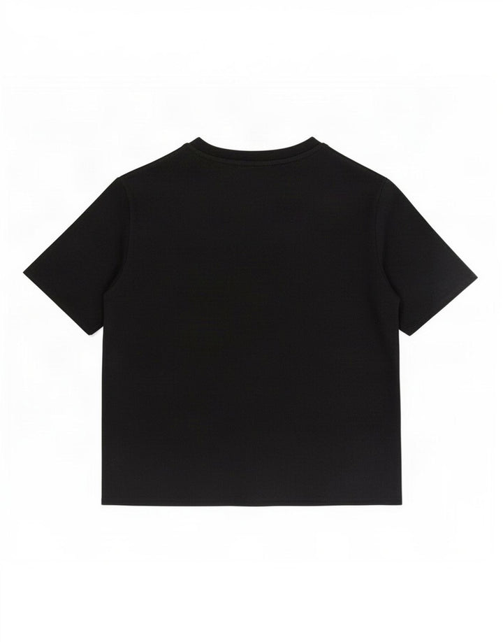 Zara Chemisier Femme Top UK 10 Petit Coton Noir