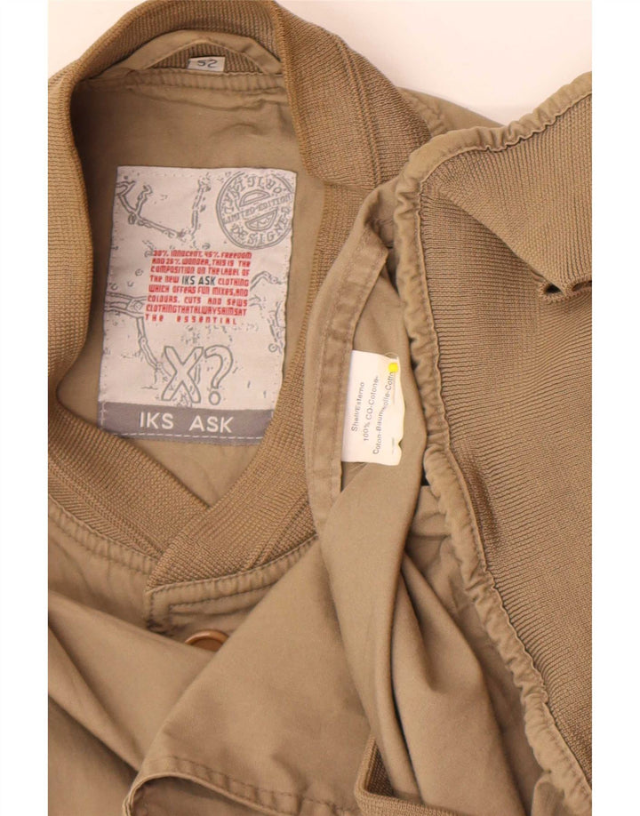 Veste Bomber Homme Vintage IT 52 XL Coton Beige