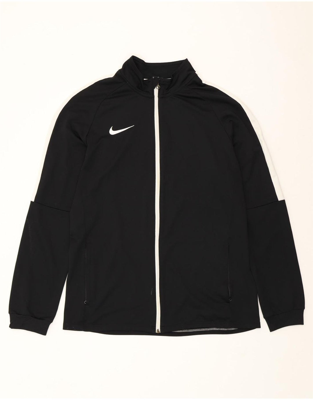 NIKE Veste de survêtement Dri Fit pour homme XL Noir Colorblock Polyester