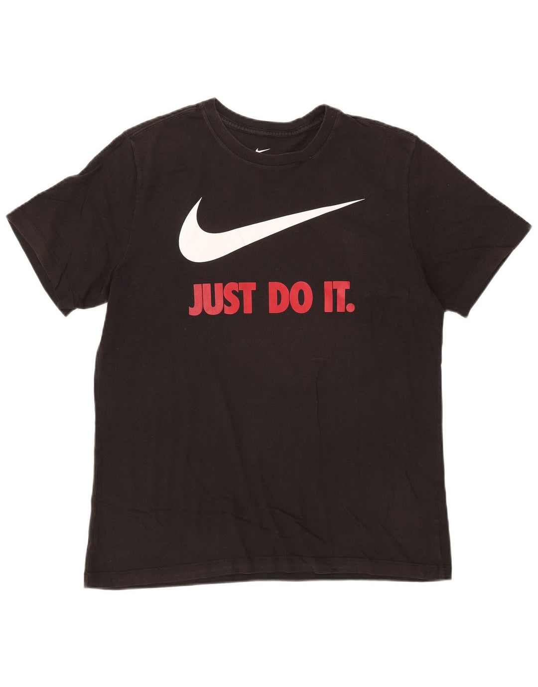 NIKE T-shirt graphique pour hommes, grand, en coton noir