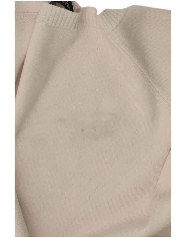 Max Mara Pull ras du cou pour femme UK 14 Medium Off White